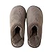 Men, Comfortable Cotton Slippers Winter Warm Indoor Slippers Home Slippers,BROWN