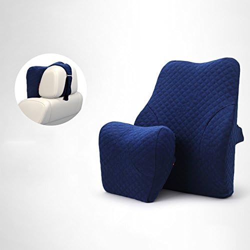 LJHA Pillow Car Headrest Waist Cushion Car Headrest Backrest Car Back Cushion Driving Headrest (Color : B)
