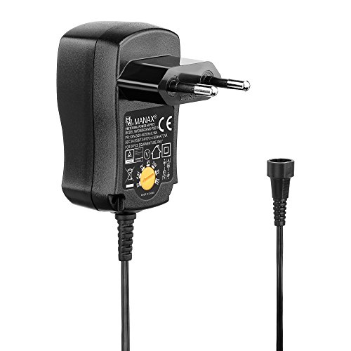 MANAX® Universal-Netzteil 3-12 V Ausgang inkl. USB + 8 DC-Adaptern max 600 mA - 3