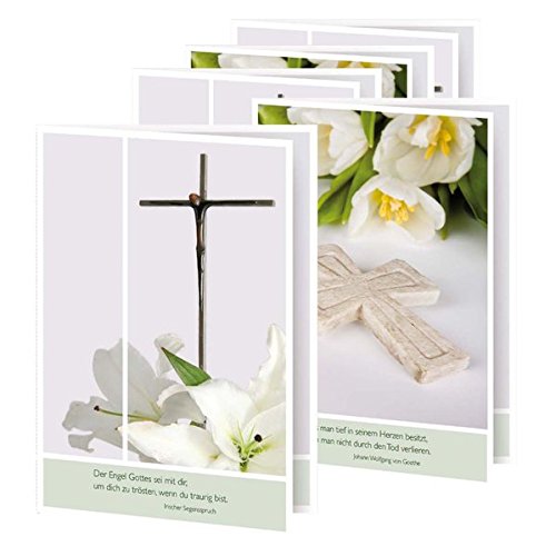 Preisvergleich Produktbild 6er-Set Kondolenz-Karten