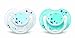 Philips AVENT SCF176/18 Glow in the Dark Night-Time Soother 0-6 Months (Colours May Vary, 2 Soothers