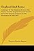 Produktbild England and Rome: A History of the Relations Between the Papacy and the English State and Church from the Norman Conquest to the Revolut