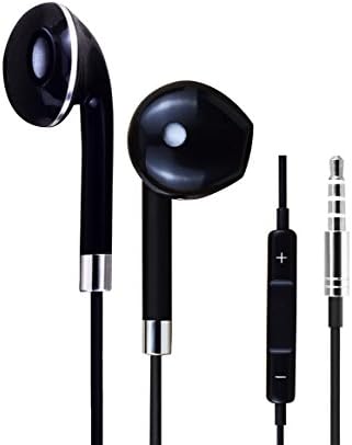 Ausche In-Ear Headphones With Mic Earphones Remote For iPhone &amp; Android Mobile Phone PC Earbuds White