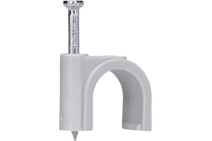 Voxura Nail Clips 16 mm with Nail Diameter 2.5 x 40 mm Grey Pack of 100