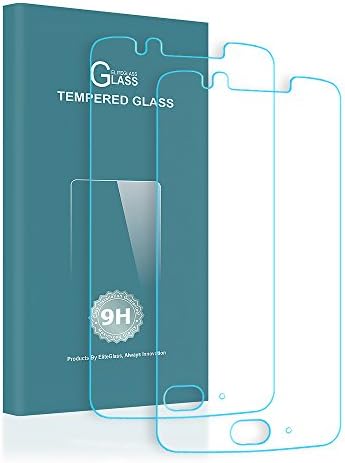 MOTO G5 Screen Protector, LEADEXTEK [2-Pack] MOTO G5 Tempered Glass Screen Protector [ANTI-EXPLOSION] [ANTI-SCRATCH] [FLEXIBLE] For MOTO G5