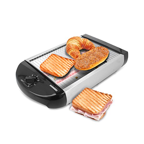Flachtoaster Dänemark großer Multi-Toaster mit 6 Röststufen, Timer und Krümelschublade