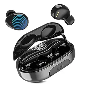 EDYELL C8 True Wireless Earbuds Bluetooth 5.0 with in-Built Massive 3500MAH Charging Case/POWERBANK Earbuds/in-Ear TWS Headphones with IPX7 Waterproof 120H Playtime, Built-in Mic with Deep Bass