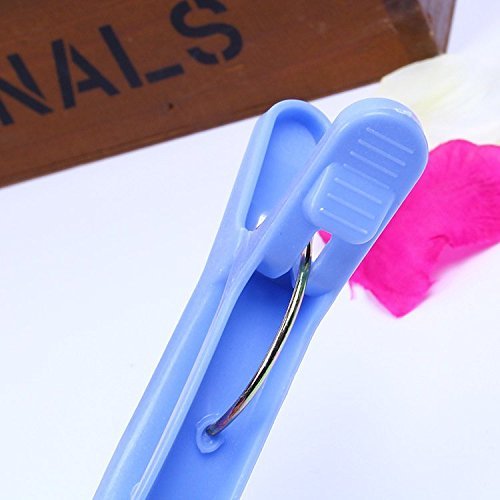 Ilyever 16 Pack Fashion Farbe Strandtuch Clips für Strand Stuhl oder Pool Liegen auf Ihrem cruise-jumbo size-keep deinem Handtuch von Blowing Away, Kleidung Linien - 4