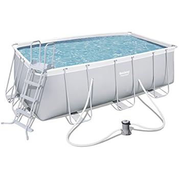 Bestway 56248 Gs Frame Pool Telaio In Acciaio Set Di Piatti