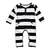 Produktbild Baby Infant Kleinkind Kids Lange Ärmel Gestreift Strampelanzug Overall Bodysuit