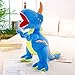 Produktbild TTQIAOHUA Plüschtier Dinosaurier Erwachsene Kinder Geburtstagsgeschenk Zimmer Schlafzimmer Schlafsofa Schlafen Spielzeug Dekoration 80 cm Blau