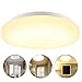 Produktbild 13W Deckenleuchte LED Runde Deckenlampe Badezimmer, gleich 110W Glühlampe, Warm Weiß, 3000K, 960 Lumen, IP44 Wasserdicht, LED Lampe für Küche, Flur, Wohnzimmer