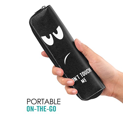 MoKo Hülle für Apple Pencil – Premium PU Leder Tasche Stiftschlaufe Stift Schleife Sleeve Cover Schreibzeug Schreibgerät Beutel mit eingabauter Tasche und Halter für Apple iPad Pro Pencil / Pen, Dont Touch - 4