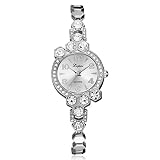 Ouneed® Uhren , Luxus glitzer Bling Diamond Damen Uhren Strass Keramik Kristall QuarzuhrenKleid Uhr Christmas Gift (B)