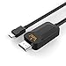 Price comparison product image PQP USB C to HDMI Cable, (10ft/3M,4k@60Hz),Adapter Converter for Macbook Pro 2016,2017, iMac 2017, (Thunderbolt 3 Compatible) to HDMI Cable Samsung Galaxy S8/S9 Plus, Huawei P20 etc - 3M