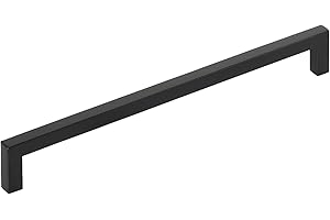 Maniglia per mobili E8 Spaziatura dei fori 320 mm acciaio inox nero opaco Maniglia per barra/maniglia per ringhiera di SOTECH