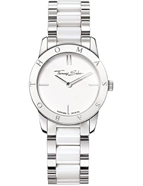 Thomas Sabo Damen-Armbanduhr Soul Silber Weiß Analog Quarz