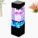 Produktbild FOCUSPET Aquarium Quallen Wassertank Led Lichter Lampe entspannende Stimmung am bett