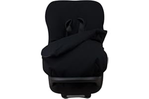 JYOKO KIDS Couverture et chancelière pour siège auto (COTON, Black Series)