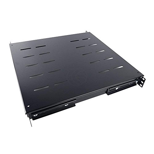 Server-Rack-Fach Regal 450 mm 1U verstellbare 390-510 mm