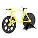 Produktbild norjews Fahrrad Pizzaschneider, Edelstahl Rad Super Sharp und leicht zu reinigen Pizza Schneide, Cool Küche Gadget 01