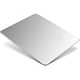 Honkid Aluminium Metall Mauspad Gaming Mouse Pad Aluminium-Mausunterlage, Mauspad mit Glatter Präzisionsoberfläche und Rutsch