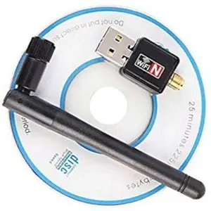 MOBONE USB WiFi Adapter 600Mbps Wireless Network Adapter for Desktop PC Laptop MacBook, WiFi Dongle Nano with High Gain Antenna Compatible with Windows 10/7/8/8.1/XP/Vista, Mac OS X 10.6-10.15.3