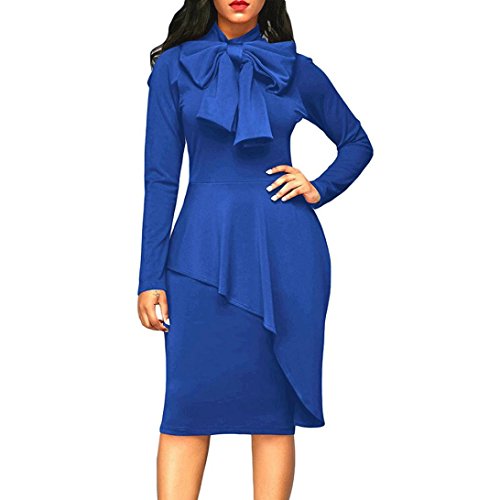 Womens Formal Dresses Tie Neck Peplum High Waist Long Sleeve | Desertcart Bahamas Womens Formal Dresses Tie Neck Peplum High Waist Long Sleeve | Desertcart Bahamas