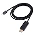 Produktbild Typ C bis DP 4K Kabel, 4K 1.8m 5.9ft USB3.1 Typ C zum DisplayPort Kabel Stecker zum Stecker Adapterkabel für das 2016 MacBook Pro, 2015 MacBook, ChromeBook Pixel