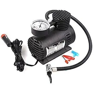 ISHNAA Portable Electric Mini DC 12V Air Compressor Pump for Car and Bike Tyre, Tire Inflator
