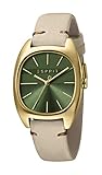 Esprit Damen Analog Quarz Uhr mit Leder Armband ES1L038L0055