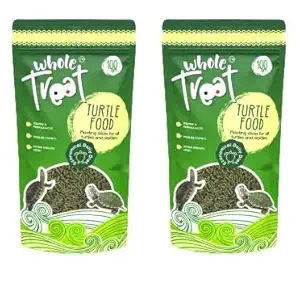 WHOLE TREAT Turtle Food for Proper Growth and Health,Nutritionist Choice (Pack of 2)