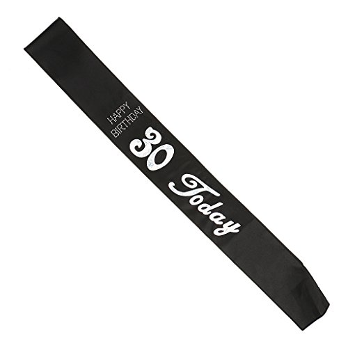 Generic Geburtstag Schärpe Satinband für Geburtstag Junggesellenabschied Party - 2