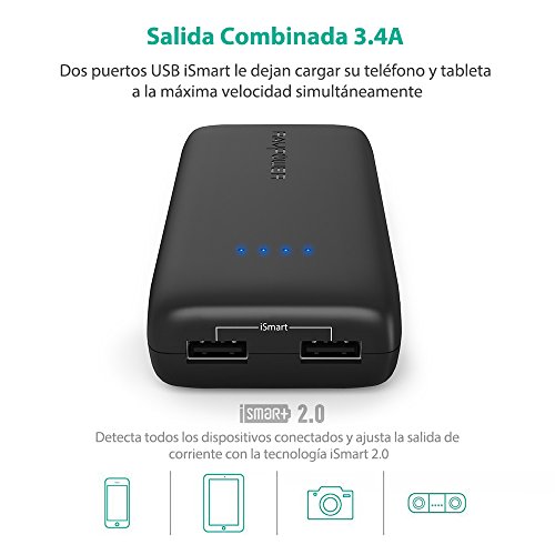 Bateria Externa 12000mAh RAVPower Tama o de Bolsillo Dual Salida 2 4A 2A Entrada Carga R pida con Tecnolog a iSmart 2 0 para Smartphone Tablet - Negro reviews Bateria Externa 12000mAh RAVPower Tama o de Bolsillo Dual Salida 2 4A 2A Entrada Carga R pida con Tecnolog a iSmart 2 0 para Smartphone Tablet - Negro