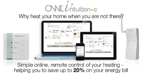 Preisvergleich Produktbild Owl Intuition-C Inspire Heatmiser, Raumthermostat / Heizungsthermostat / Temperaturregler für Zentralheizung, online programmierbar, WiFi, Netzwerksteuerung, Energieverbrauchskontrolle