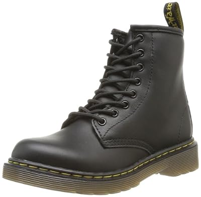 Dr. Martens Delaney, Bottes & Bottines classiques Mixte Enfant, Noir (Black Softy T) T), 29 EU