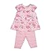 Cute blossom print dress & leggings set by Pitter Patter 6-12mon
