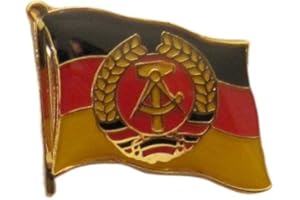 BUDDEL-BINI VERSAND Pin Anstecker Flagge Fahne DDR Nationalflagge Flaggenpin Badge Button Flaggen Clip Anstecknadel