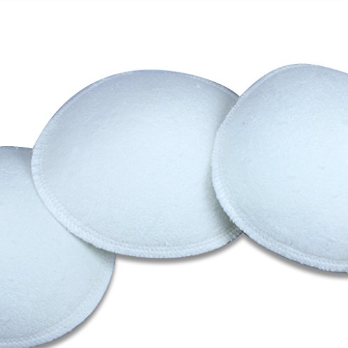 Edealing 12PCS Cotton Waschbare Stillstilleinlagen Flanell Reusable Comfy Stillen - 3