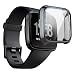 Produktbild Qianyou Schutzhülle Fitbit Versa, TPU Plattiert Vollschutz Display Schutzhülle für Fitbit Versa Hülle Display Schutzhülle Case Cover für Fitbit Versa Smartwatch, Transparent-Schwarz