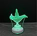 Produktbild Fabrik-versorgungsgottes Laterne 3D Nachtlicht Kreative LED Cartoon Leucht Teekanne Licht Wasserkocher Modle The Magic Lampe
