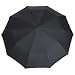 Asera Black Polyester Solid Three Fold Automatic Umbrella for Men RS.599.00