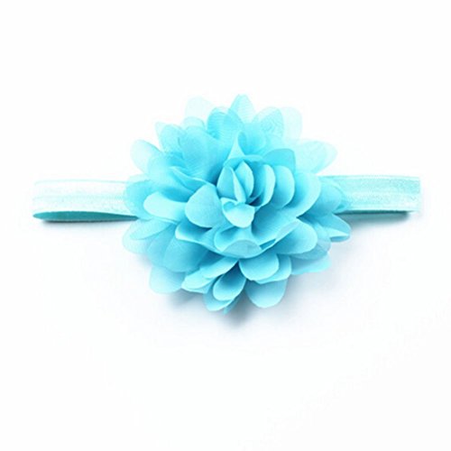 1Pcs Girl Baby Toddler Flower Headband Hair Band Accessories Headwear Blue