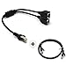 Produktbild 8Eninide RJ45 Network Splitter Adapter Cable 1 Male to 2 Female Socket Port Cable Black