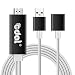 Produktbild Lightning to HDMI Cable, Black Lightning to HDMI Adapter Connector Full HD 1080P for iPhone 7 7 Plus 6s 6s Plus 6 6 Plus 5 5c 5s SE, iPad Air/Mini/Pro, iPod Touch 5th/6th, Samsung S3 S4 S5 S6 S7