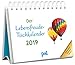 Produktbild Der Lebensfreude-Tischkalender 2019: Inspirierender Kalender zum Aufstellen, m. 10-Tages-Kalenderium & motivierenden und positiven Gedanken, Spiralbindung, 10,0 x 15,0 cm
