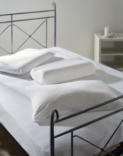 Belledorm White Jersey Fitted Sheet, 100% Jersey Cotton (2'6" Bunk Bed) To fit Mattress 15cm – 25cm