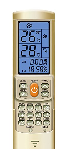 Jolly Line Telecomando Universale condizionatore 2000 Codici. Compatibile con Daikin, Mitsubishi, Panasonic, Hitachi, Lg, Samsung