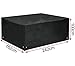 Produktbild EUGAD GZ1194sz Schutzhülle für Sitzgruppe 242x162x100 cm , Schutzhaube Abdeckplane Abdeckhaube aus PVC beschichtet 420D Oxford , Gartenmöbel Plane Hülle Abdeckung wasserdicht , Schwarz