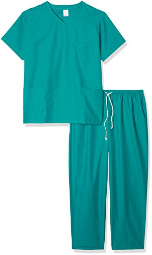 Juego de pantalones y túnica unisex Verde verde jade X-Large